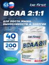 БСАА Be First BCAA Classic Powder 2:1:1 200 г, Натуральный БСАА Be First BCAA Classic Powder 2:1:1 200 г, Натуральный