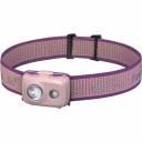 Fenix HL16 Розовый — легкий и компактный налобный фонарь для туризма. Фонарик быстро и удобно управляется двумя кнопками: выбор 4 режимов белого света, красный свет и красный SOS. Он изготовлен из высокопрочного алюминия и силикона; этот крепкий маленький фонарик весит всего 62.2 грамма, водо- и пыленепроницаемый. Широкое перфорированное налобное крепление делает этот налобный фонарь превосходным для любого рода деятельности: бега, туризма, кемпинга и альпинизма. Максимальная яркость 450 люмен, максимальная дистанция луча 104 метра Белый светодиод LUMINUS SST20, красный светодиод 2835, ресурс 50 000 часов Механизм поворота на 60° направляет луч в нужную сторону Работает от 3 батареек ААА, время работы до 100 часов Пористое налобное крепление со светоотражающими полосками для комфортного и безопасного ношения; отводит пот и дышит Fenix HL16 Розовый — легкий и компактный налобный фонарь для туризма. Фонарик быстро и удобно управляется двумя кнопками: выбор 4 режимов белого света, красный свет и красный SOS. Он изготовлен из высокопрочного алюминия и силикона; этот крепкий маленький фонарик весит всего 62.2 грамма, водо- и пыленепроницаемый. Широкое перфорированное налобное крепление делает этот налобный фонарь превосходным для любого рода деятельности: бега, туризма, кемпинга и альпинизма. Максимальная яркость 450 люмен, максимальная дистанция луча 104 метра Белый светодиод LUMINUS SST20, красный светодиод 2835, ресурс 50 000 часов Механизм поворота на 60° направляет луч в нужную сторону Работает от 3 батареек ААА, время работы до 100 часов Пористое налобное крепление со светоотражающими полосками для комфортного и безопасного ношения; отводит пот и дышит