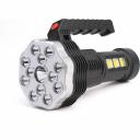 Фонарь Ultraflash электрический универсальный светодиодный аккумуляторный с боковой COB – подсветкой. Цвет корпуса: черный Работает от встроенного аккумулятора Li-Ion типа 18650 Материал корпуса – пластик Источники света – светодиоды 13 точечных (цв. температура 6000К, макс. св. поток 240 Лм) и COB (цв. температура 3000К, макс. св. поток 100 Лм) с потребляемой мощностью 3 ватт Дистанция освещения – до 100 метров 4 режима работы – точечный LED 100% / 50% / мигающий / 3 x COB Выключатель – четырехпозиционная кнопка Время работы при полностью заряженном аккумуляторе: до 3 часов Время заряда аккумулятора (примерно) - 4 часа (зависит от тока зарядного устройства Заряд через порт Micro USB при помощи распространенных зарядных устройств для телефонов Степень пыле-влаго-защиты IP20 Упаковка – картонный бокс Фонарь Ultraflash электрический универсальный светодиодный аккумуляторный с боковой COB – подсветкой. Цвет корпуса: черный Работает от встроенного аккумулятора Li-Ion типа 18650 Материал корпуса – пластик Источники света – светодиоды 13 точечных (цв. температура 6000К, макс. св. поток 240 Лм) и COB (цв. температура 3000К, макс. св. поток 100 Лм) с потребляемой мощностью 3 ватт Дистанция освещения – до 100 метров 4 режима работы – точечный LED 100% / 50% / мигающий / 3 x COB Выключатель – четырехпозиционная кнопка Время работы при полностью заряженном аккумуляторе: до 3 часов Время заряда аккумулятора (примерно) - 4 часа (зависит от тока зарядного устройства Заряд через порт Micro USB при помощи распространенных зарядных устройств для телефонов Степень пыле-влаго-защиты IP20 Упаковка – картонный бокс