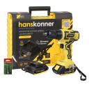 Дрель-шуруповерт аккумуляторная Дрель аккумуляторная Hanskonner HCD1855R 1BatterySystem Дрель-шуруповерт аккумуляторная Дрель аккумуляторная Hanskonner HCD1855R 1BatterySystem
