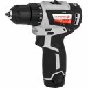 Профессиональная аккумуляторная двухскоростная дрель-шуруповерт ДА-10/12 38 МиниМАКС - одна из наиболее компактных, легких и эффективных в своем классе, что позволяет использовать ее в стесненных условиях при недостатке свободного пространства для работы. Модель с укороченным быстрозажимным (бесключевым) одномуфтовым сверлильным патроном и бесщеточным (вентильным) двигателем оптимально сбалансирована по весу, размерам и мощности для выполнения больших объемов работ с крепежом, сверления отверстий и решения сопутствующих задач. Две литийионные (Li-ion) аккумуляторные батареи туннельного типа (размещается в рукоятке инструмента) емкостью по 2,5 А·ч каждая обеспечивают компактность исполнения и большой запас энергии (суммарная энергоемкость составляет 60 Вт·ч), которого в большинстве случаев хватает на весь рабочий день без необходимости прерываться на подзарядку. Использование бесщеточного (вентильного) двигателя с цифровым управлением позволило получить энергетические характеристики машины, превосходящие характеристики дрелей-шуруповертов с коллекторным двигателем даже с напряжением 18 В за счет более высокой энергоэффективности (выше на 30%). Профессиональная аккумуляторная двухскоростная дрель-шуруповерт ДА-10/12 38 МиниМАКС - одна из наиболее компактных, легких и эффективных в своем классе, что позволяет использовать ее в стесненных условиях при недостатке свободного пространства для работы. Модель с укороченным быстрозажимным (бесключевым) одномуфтовым сверлильным патроном и бесщеточным (вентильным) двигателем оптимально сбалансирована по весу, размерам и мощности для выполнения больших объемов работ с крепежом, сверления отверстий и решения сопутствующих задач. Две литийионные (Li-ion) аккумуляторные батареи туннельного типа (размещается в рукоятке инструмента) емкостью по 2,5 А·ч каждая обеспечивают компактность исполнения и большой запас энергии (суммарная энергоемкость составляет 60 Вт·ч), которого в большинстве случаев хватает на весь рабочий день без необходимости прерываться на подзарядку. Использование бесщеточного (вентильного) двигателя с цифровым управлением позволило получить энергетические характеристики машины, превосходящие характеристики дрелей-шуруповертов с коллекторным двигателем даже с напряжением 18 В за счет более высокой энергоэффективности (выше на 30%).