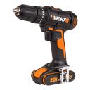 дрель-шуруповерт ударная WORX WX370 50Нм Li-Ion 20В с АКБ дрель-шуруповерт ударная WORX WX370 50Нм Li-Ion 20В с АКБ