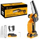 Аккумуляторная пила Deko DKCHS 20-6 PRO, 4" и 6", 20В, 2x2.2Ач, 2 шины и 2 цепи 083-2011 Аккумуляторная пила Deko DKCHS 20-6 PRO, 4" и 6", 20В, 2x2.2Ач, 2 шины и 2 цепи 083-2011