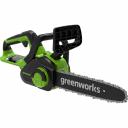 Аккумуляторная пила Цепная пила аккумуляторная GreenWorks G24CS25, 24 В, 25 см, без АКБ и ЗУ 2007707 Аккумуляторная пила Цепная пила аккумуляторная GreenWorks G24CS25, 24 В, 25 см, без АКБ и ЗУ 2007707
