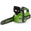 Цепная пила аккумуляторная Greenworks GD24CS30, 24V. Цепная пила аккумуляторная Greenworks GD24CS30, 24V.