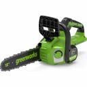 Цепная пила аккумуляторная GreenWorks GD24CS30 24V, 30см, бесщеточная, c 1хАКБ 4 Ач c USB и ЗУ 2007007USB4 Цепная пила аккумуляторная GreenWorks GD24CS30 24V, 30см, бесщеточная, c 1хАКБ 4 Ач c USB и ЗУ 2007007USB4