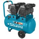 Компрессор Sturm! AC93450OL воздуш.безмасл.бесшумн. 2x1500 Вт, 50 л, 2650 об/мин, 480 л/мин,8 бар Компрессор Sturm! AC93450OL воздуш.безмасл.бесшумн. 2x1500 Вт, 50 л, 2650 об/мин, 480 л/мин,8 бар
