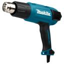 Фен строительный Makita HG6031VK, 1800 Вт, 50/600 °С, 250-500 л/мин, 4 насадки, кейс Фен строительный Makita HG6031VK, 1800 Вт, 50/600 °С, 250-500 л/мин, 4 насадки, кейс