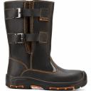 Сапоги «ORANGE PROFI» предназначены для эксплуатации в зимний период в 1, 2, 3 климатических поясах.Верх сапог изготовлен из натуральной кожи, кроме клапана голенища, который выполнен из текстиля.Модель дополнена двумя ремнями с металлическими пряжками, что позволяет регулировать ширину голенища.В передней части обуви используются светоотражающие элементы. Подкладка из шерстяного меха (шерсть 70%, ПЭ 30%).Вкладная стелька утепленная.Для защиты от ударов в носочной части установлен композитный подносок (200 Дж).Защиту стопы от проколов обеспечивает кевларовая стелька (1200Н).Подошва в обуви двухслойная ПУ/нитрильная резина, устойчивая к воздействию химических факторов и обладающая высокой прочностью и износостойкостью.Подошва двухслойная ПУ/нитрил, устойчивая к воздействию химических факторов и обладающая высокой прочностью, износостойкостью и стойкостью к скольжению.Ходовой слой из нитрильной резины имеет широкий температурный диапазон использования (-50 до 300°). Сапоги «ORANGE PROFI» предназначены для эксплуатации в зимний период в 1, 2, 3 климатических поясах.Верх сапог изготовлен из натуральной кожи, кроме клапана голенища, который выполнен из текстиля.Модель дополнена двумя ремнями с металлическими пряжками, что позволяет регулировать ширину голенища.В передней части обуви используются светоотражающие элементы. Подкладка из шерстяного меха (шерсть 70%, ПЭ 30%).Вкладная стелька утепленная.Для защиты от ударов в носочной части установлен композитный подносок (200 Дж).Защиту стопы от проколов обеспечивает кевларовая стелька (1200Н).Подошва в обуви двухслойная ПУ/нитрильная резина, устойчивая к воздействию химических факторов и обладающая высокой прочностью и износостойкостью.Подошва двухслойная ПУ/нитрил, устойчивая к воздействию химических факторов и обладающая высокой прочностью, износостойкостью и стойкостью к скольжению.Ходовой слой из нитрильной резины имеет широкий температурный диапазон использования (-50 до 300°).