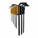 Набор сверхдлинных шестигранных ключей с шаром DELI dl232309h материал Cr-V, 1,5, 2, 2,5, 3, 4, 5, 6, 8, 10 мм, пластиковый держатель, 9 шт. 104514 Набор сверхдлинных шестигранных ключей с шаром DELI dl232309h материал Cr-V, 1,5, 2, 2,5, 3, 4, 5, 6, 8, 10 мм, пластиковый держатель, 9 шт. 104514