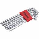 Набор Г-образных ключей Набор ключей Forsage TORX Г-образных длинных 7 предметов в пластиковом держателе F-5071L(6482) Набор Г-образных ключей Набор ключей Forsage TORX Г-образных длинных 7 предметов в пластиковом держателе F-5071L(6482)