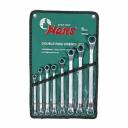 Наборы накидных гаечных ключей Набор накидных ключей Hans 16028M, 45 градусов, 8-24 мм, 8 штук Наборы накидных гаечных ключей Набор накидных ключей Hans 16028M, 45 градусов, 8-24 мм, 8 штук