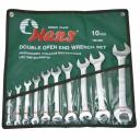 Набор ключей рожковых Hans 16510M, 6х7-30х32мм, 10 шт. Набор ключей рожковых Hans 16510M, 6х7-30х32мм, 10 шт.