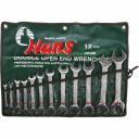 Комплект рожковых ключей HANS 16512M Комплект рожковых ключей HANS 16512M