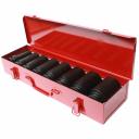 Набор головок торцевых JTC JTC-J608L, ударные, 6-гранные, 3/4", глубокие, 21-38 мм, в кейсе, 8 предметов Набор головок торцевых JTC JTC-J608L, ударные, 6-гранные, 3/4", глубокие, 21-38 мм, в кейсе, 8 предметов