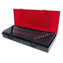 Набор ключей комбинированных удлиненных JTC JTC-K6104 10-19мм (в кейсе) 10шт. Набор ключей комбинированных удлиненных JTC JTC-K6104 10-19мм (в кейсе) 10шт.