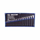 Набор комбинированных ключей KING TONY, 6-24 мм, чехол из теторона, 18 предметов 12D18MRN Набор комбинированных ключей KING TONY, 6-24 мм, чехол из теторона, 18 предметов 12D18MRN