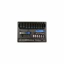 Набор головок Набор ударных головок 1/2" и торцевых головок 1/4" с принадлежностями, ложемент, 40 предметов KING TONY 9-7540MR Набор головок Набор ударных головок 1/2" и торцевых головок 1/4" с принадлежностями, ложемент, 40 предметов KING TONY 9-7540MR