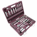 Наборы головок и бит с трещоткой Набор инструмента универсальный Thorvik TS094/12 054010, 1/4", 1/2"DR с головками торцевыми 12-гранными, 94 предмета Наборы головок и бит с трещоткой Набор инструмента универсальный Thorvik TS094/12 054010, 1/4", 1/2"DR с головками торцевыми 12-гранными, 94 предмета