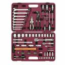 Набор инструмента универсальный Thorvik UTS0077/12 052803, 1/4", 1/2"DR с головками торцевыми 12-гранными, 77 предметов Набор инструмента универсальный Thorvik UTS0077/12 052803, 1/4", 1/2"DR с головками торцевыми 12-гранными, 77 предметов