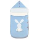 Конверт вязаный Pituso Зайка Голубой Конверт вязаный Pituso Зайка Голубой