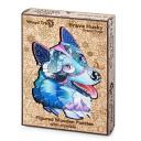 Пазл Wood Trick Храбрый хаски с кристаллами Swarovski (WT-00065), 322 дет., голубой Пазл Wood Trick Храбрый хаски с кристаллами Swarovski (WT-00065), 322 дет., голубой