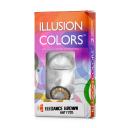 Цветные линзы ILLUSION Цветные контактные линзы ILLUSION colors ELEGANCE brown Цветные линзы ILLUSION Цветные контактные линзы ILLUSION colors ELEGANCE brown