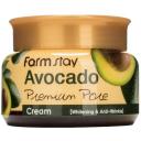 Farmstay Avocado Premium Pore Cream Осветляющий лифтинг-крем для лица с экстрактом авокадо 100 мл 100 г 1 шт. 1 шт. пластиковая банка Farmstay Avocado Premium Pore Cream Осветляющий лифтинг-крем для лица с экстрактом авокадо 100 мл 100 г 1 шт. 1 шт. пластиковая банка
