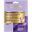 L'OREAL PARIS Тканевая маска для лица увлажняющая ультра тонкая Гиалурон Эксперт L'OREAL PARIS Тканевая маска для лица увлажняющая ультра тонкая Гиалурон Эксперт