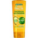 GARNIER Fructis бальзам-ополаскиватель Тройное восстановление Укрепляющий для сухих и поврежденных волос, 387 мл GARNIER Fructis бальзам-ополаскиватель Тройное восстановление Укрепляющий для сухих и поврежденных волос, 387 мл