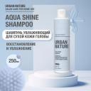 Шампунь для волос URBAN NATURE AQUA SHINE SHAMPOO Увлажняющий шампунь для сухой кожи головы 250 Шампунь для волос URBAN NATURE AQUA SHINE SHAMPOO Увлажняющий шампунь для сухой кожи головы 250