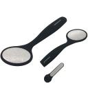 Скребок для ног GERMANICUR Терка лазерная двухсторонняя педикюрная с дополнительной пилкой Скребок для ног GERMANICUR Терка лазерная двухсторонняя педикюрная с дополнительной пилкой