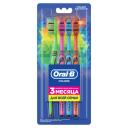 Зубная щетка Oral-B Color Collection для всей семьи, средней жесткости, 4 шт Зубная щетка Oral-B Color Collection для всей семьи, средней жесткости, 4 шт
