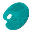 Коврик для чистки кистей ROUBLOFF Коврик "Палитра" для мытья макияжных кистей Коврик для чистки кистей ROUBLOFF Коврик "Палитра" для мытья макияжных кистей