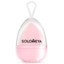 Спонж для нанесения макияжа SOLOMEYA Вельветовый косметический спонж для макияжа Персик Microfiber Velvet Sponge Peach Спонж для нанесения макияжа SOLOMEYA Вельветовый косметический спонж для макияжа Персик Microfiber Velvet Sponge Peach