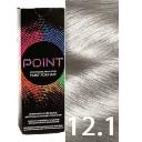 Краска для волос POINT Краска для волос, тон №12.1, Ультра светлый блонд пепельный Краска для волос POINT Краска для волос, тон №12.1, Ультра светлый блонд пепельный