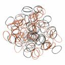 DEWAL PROFESSIONAL Резинки для волос силиконовые, цветные mini 100 шт/уп DEWAL PROFESSIONAL Резинки для волос силиконовые, цветные mini 100 шт/уп