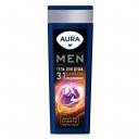 Гель для душа AURA Men 3 в 1 Энергия спорта 380 мл Гель для душа AURA Men 3 в 1 Энергия спорта 380 мл