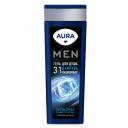 Гель для душа AURA Men 3 в 1 Ультра чистота 380 мл Гель для душа AURA Men 3 в 1 Ультра чистота 380 мл