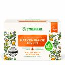 Натуральное туалетное мыло Synergetic Масло мяты и апельсин, 90 г Натуральное туалетное мыло Synergetic Масло мяты и апельсин, 90 г