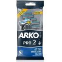 Одноразовый бритвенный станок Arko Men T2 Pro, одноразовый, синий Одноразовый бритвенный станок Arko Men T2 Pro, одноразовый, синий