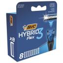 Сменные кассеты BIC 3 Flex Hybrid, синий, 8 шт. Сменные кассеты BIC 3 Flex Hybrid, синий, 8 шт.