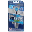 Станок для бритья Dorco Pace Cross 3 5 кассет, 3 лезвия с увлажняющей полоской Станок для бритья Dorco Pace Cross 3 5 кассет, 3 лезвия с увлажняющей полоской