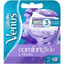 Сменные кассеты для бритвы Gillette Venus Breeze (cо встроенными полосками с гелем для бритья), 2 шт. Сменные кассеты для бритвы Gillette Venus Breeze (cо встроенными полосками с гелем для бритья), 2 шт.