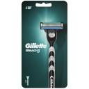 Многоразовый бритвенный станок Gillette Mach3 , 1 кассета Многоразовый бритвенный станок Gillette Mach3 , 1 кассета