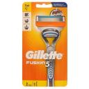 Бритвенный станок Gillette Fusion + 2 сменных кассеты, 5 лезвий Бритвенный станок Gillette Fusion + 2 сменных кассеты, 5 лезвий