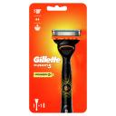 Мужская бритва Gillette Fusion5 Power, 1 кассета, с 5 лезвиями, с уменьшающими трение лезвиями, с успокаивающими микроимпульсами Мужская бритва Gillette Fusion5 Power, 1 кассета, с 5 лезвиями, с уменьшающими трение лезвиями, с успокаивающими микроимпульсами