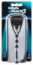 Жиллетт Мак 3Д станок бритвенный+2 кассеты Жиллетт Мак 3Д станок бритвенный+2 кассеты