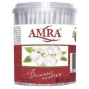 Ватные палочки Amra, 100 шт., 2 уп., банка Ватные палочки Amra, 100 шт., 2 уп., банка