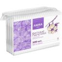 Ватные палочки Amra, 300 шт., 2 уп., пакет Ватные палочки Amra, 300 шт., 2 уп., пакет